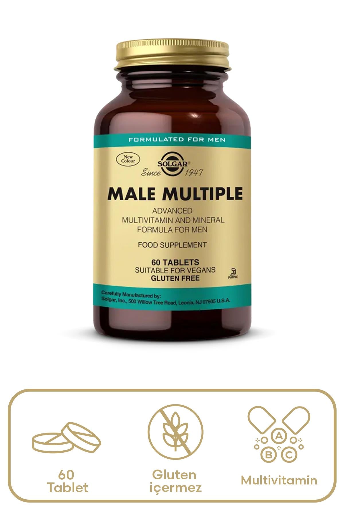 Solgar Male Multiple 60 Tablet