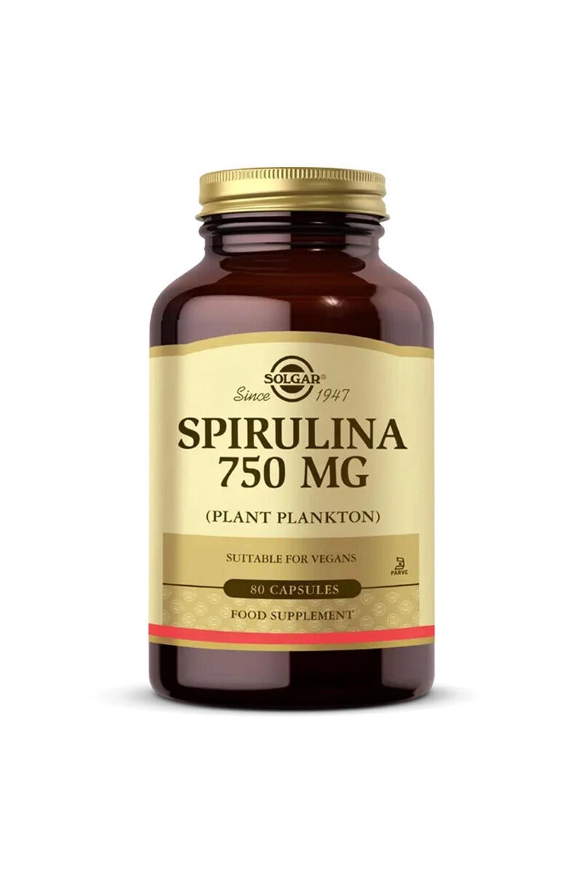 Solgar Spirulina 750 Mg 80 Kapsül