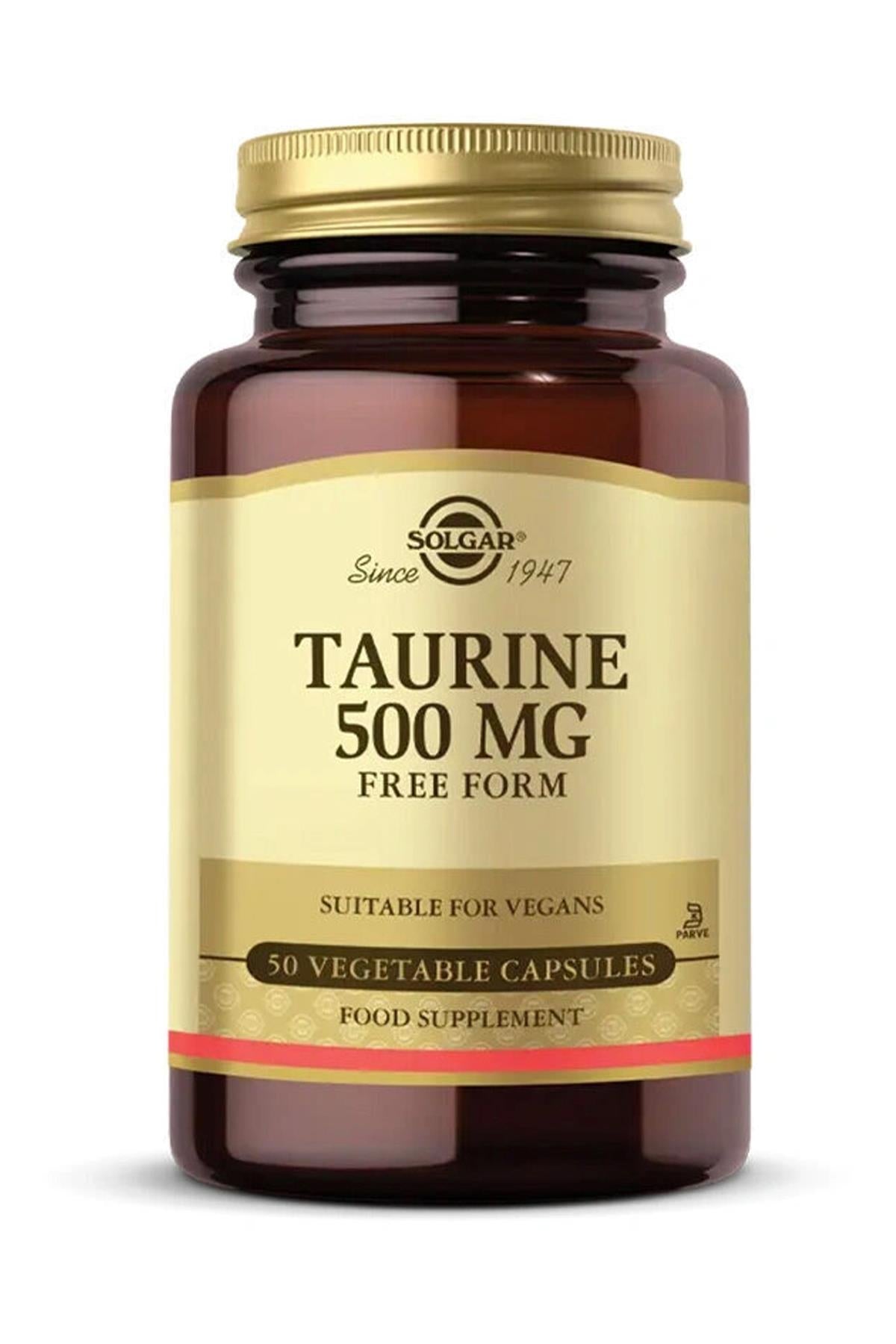 Solgar Taurine 500 mg 50 Bitkisel Kapsül