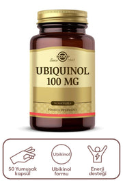 Solgar Ubiquinol 100 mg 50 Yumuşak Kapsül