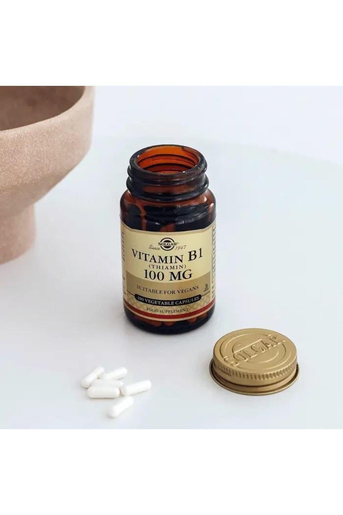 Solgar Vitamin B1 (Thiamin) 100 mg 100 Kapsül