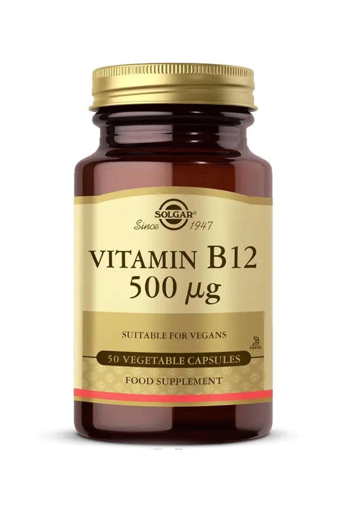 Solgar Vitamin B12 500 mcg 50 Kapsül