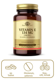 Solgar Vitamin E 200 IU 50 Yumuşak Kapsül
