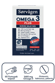 Sorvagen Omega 3 Plus Norveç Balık Yağı 60 Kapsül