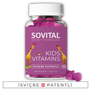 Sovital Kids Vitamins Takviye Edici Gıda 60 Gummies