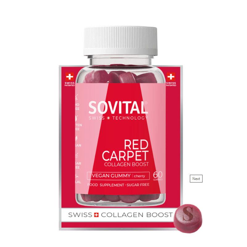 Sovital Red Carpet Vegan Kolajen 60 Yumuşak Kapsül