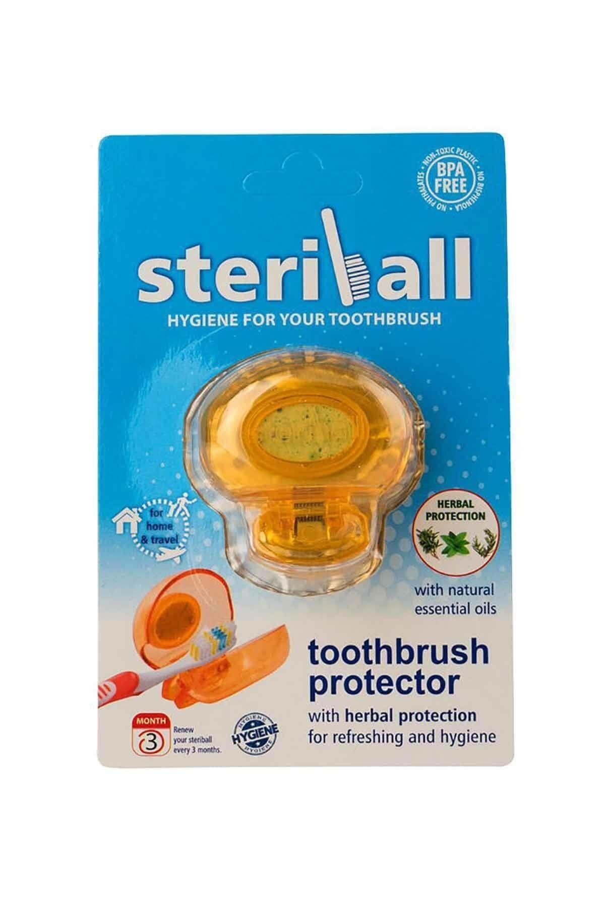 Steriball Diş Fırçası için Hijyenik Koruyucu Kapak - Turuncu