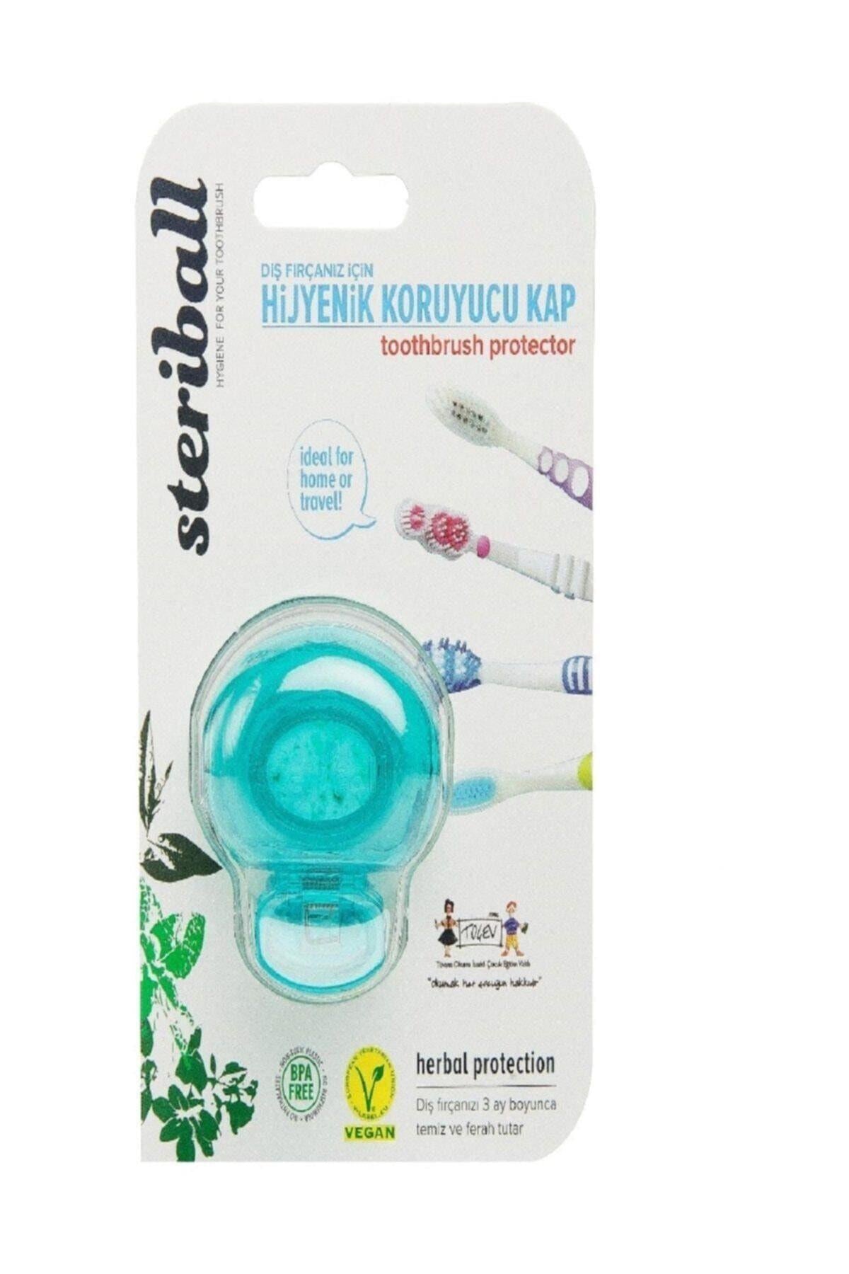 Steriball Diş Fırçası için Koruyucu Hijyenik Kap - Turkuaz