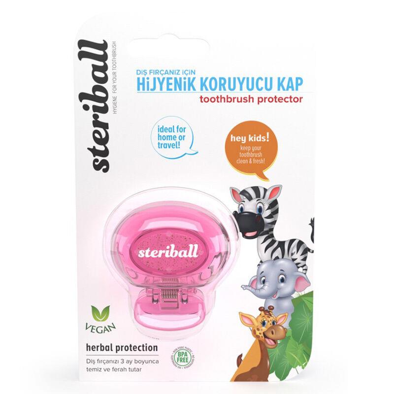 Steriball Hijyenik Diş Fırçası Koruma Kabı - Zebra