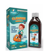 Storm Vitals Clevfish Omega 3 Sitikolin 150ml Sıvı