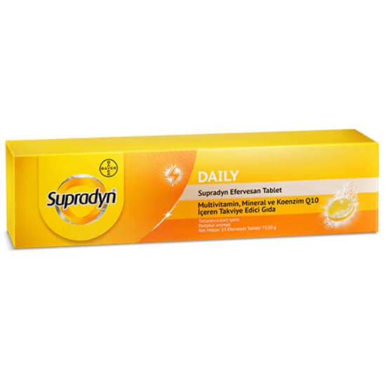 Supradyn Daily Koenzim Q10 Efervesan 15 Tablet