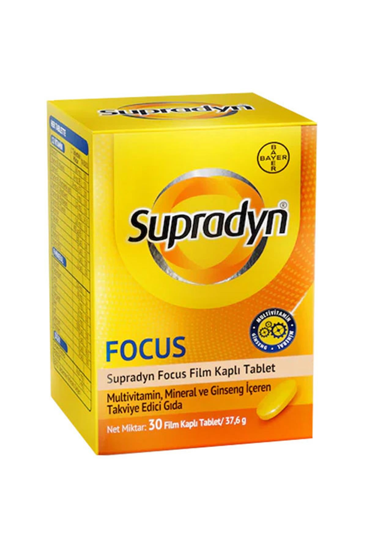 Supradyn Energy Focus 30 Film Kaplı Tablet