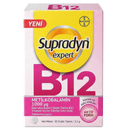 Supradyn Expert B12 Metilkobalamin 1000 mcg 30 Dilaltı Tablet