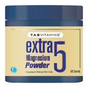 Tab Vitamins Extra5 Magnezyum Powder 60 Servis