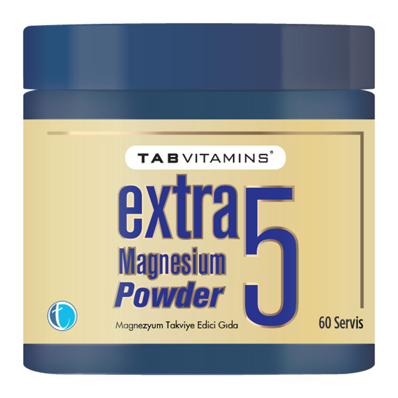 Tab Vitamins Extra5 Magnezyum Powder 60 Servis
