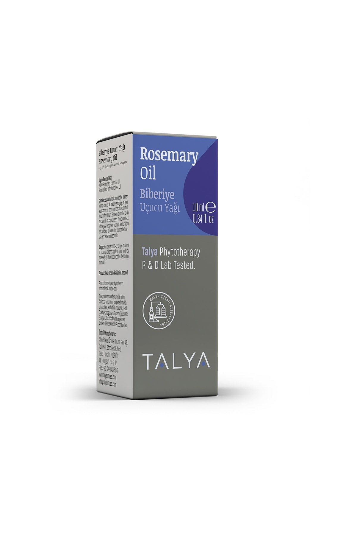 Talya Saf Biberiye Uçucu Yağı 10 ml
