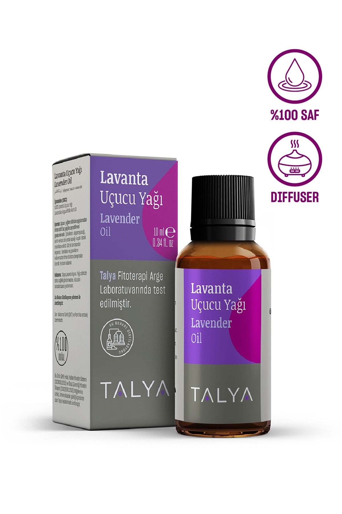Talya Saf Lavanta Uçucu Yağı 10 ml