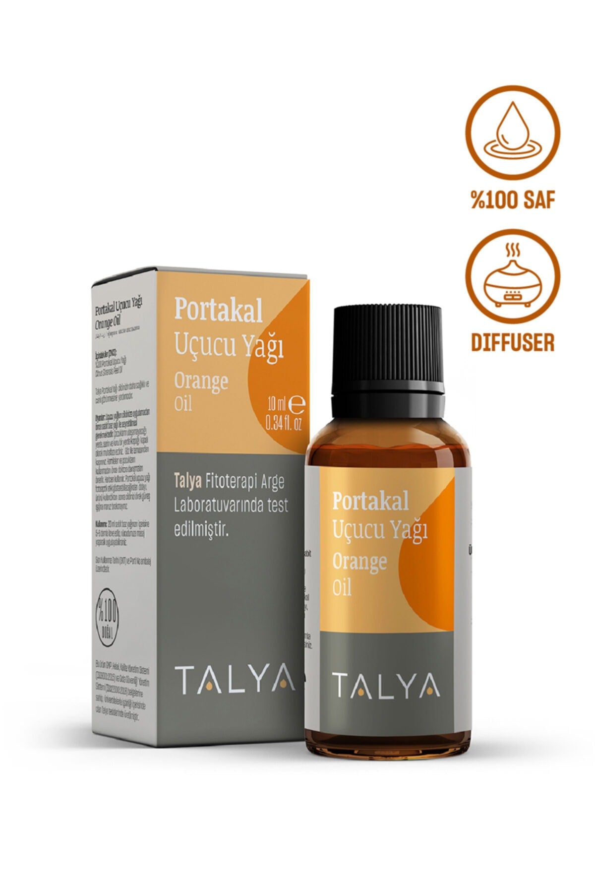 Talya Saf Portakal Uçucu Yağı 10 ml
