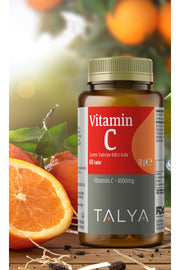 Talya Vitamin C İçeren 60 Tablet.