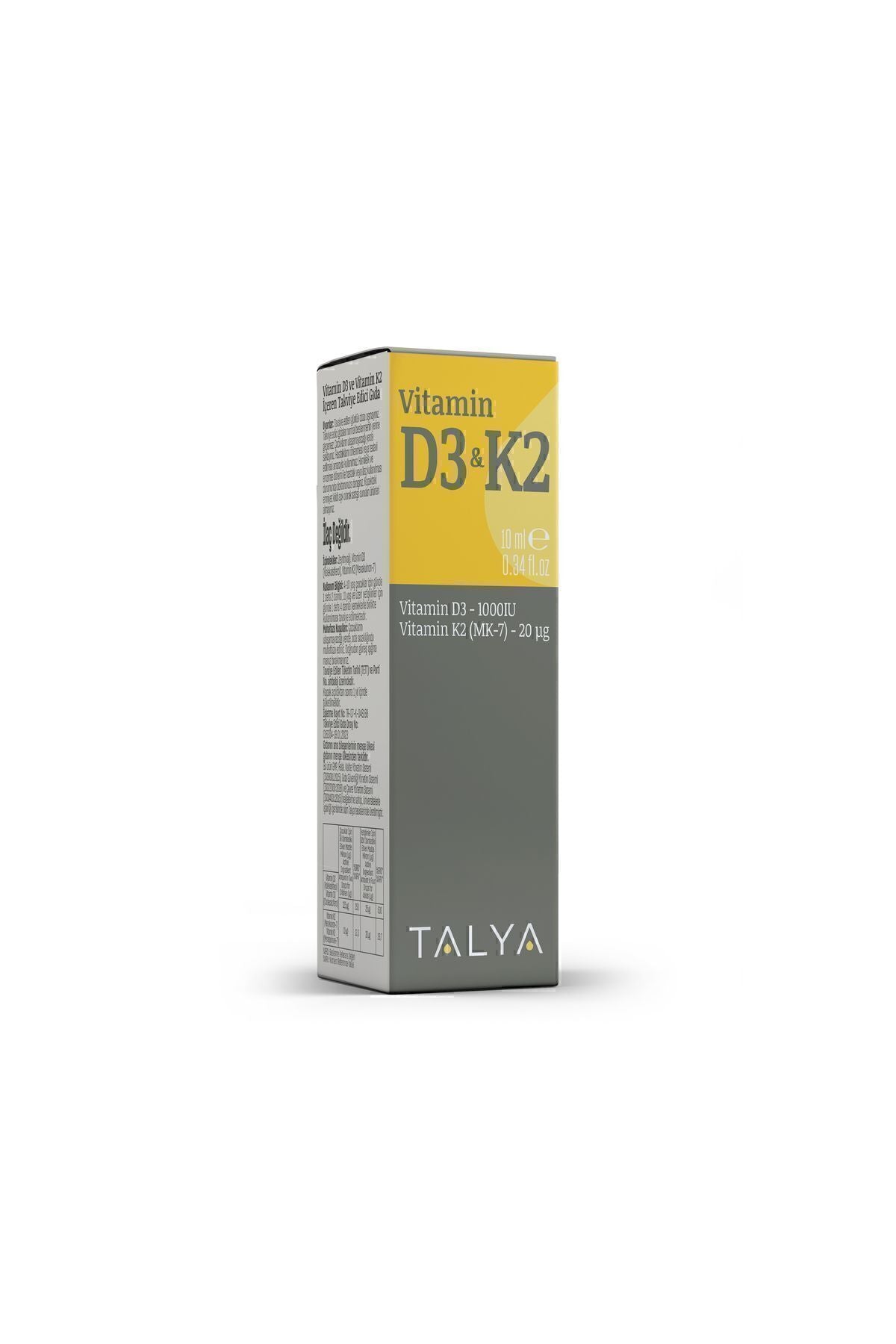 Talya Vitamin D3-K2 10 ml