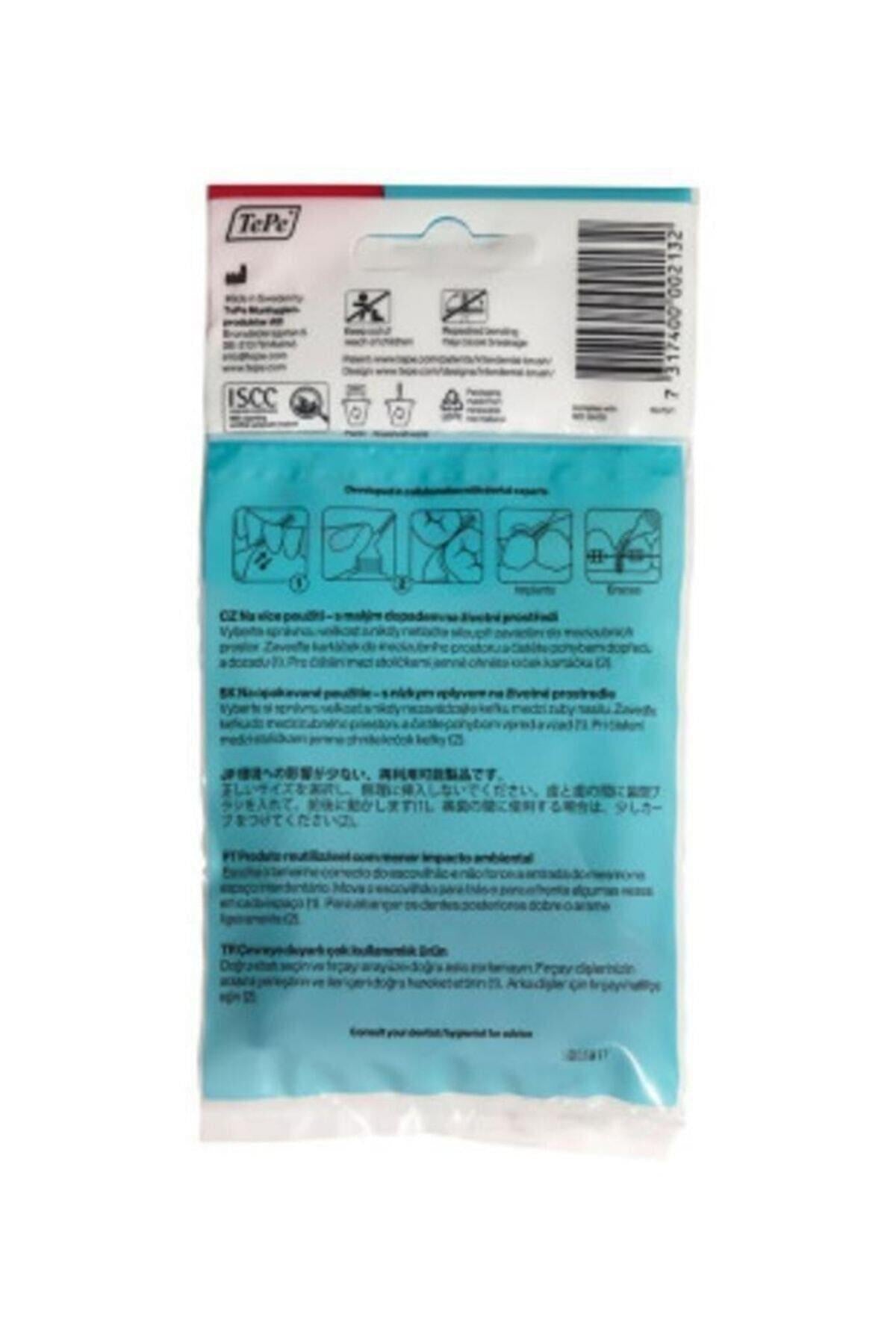 Tepe Interdental Brush Arayüz Fırçası Kırmızı 0.5 mm 8 li