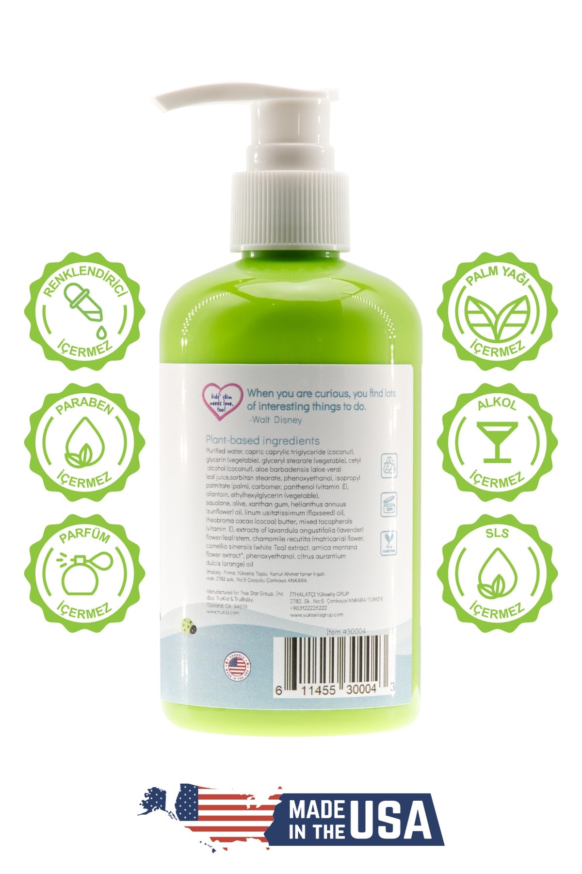 Trukid Happy Face Güneş Sonrası Yüz Vücut Bakım Losyonu 236.5 ml