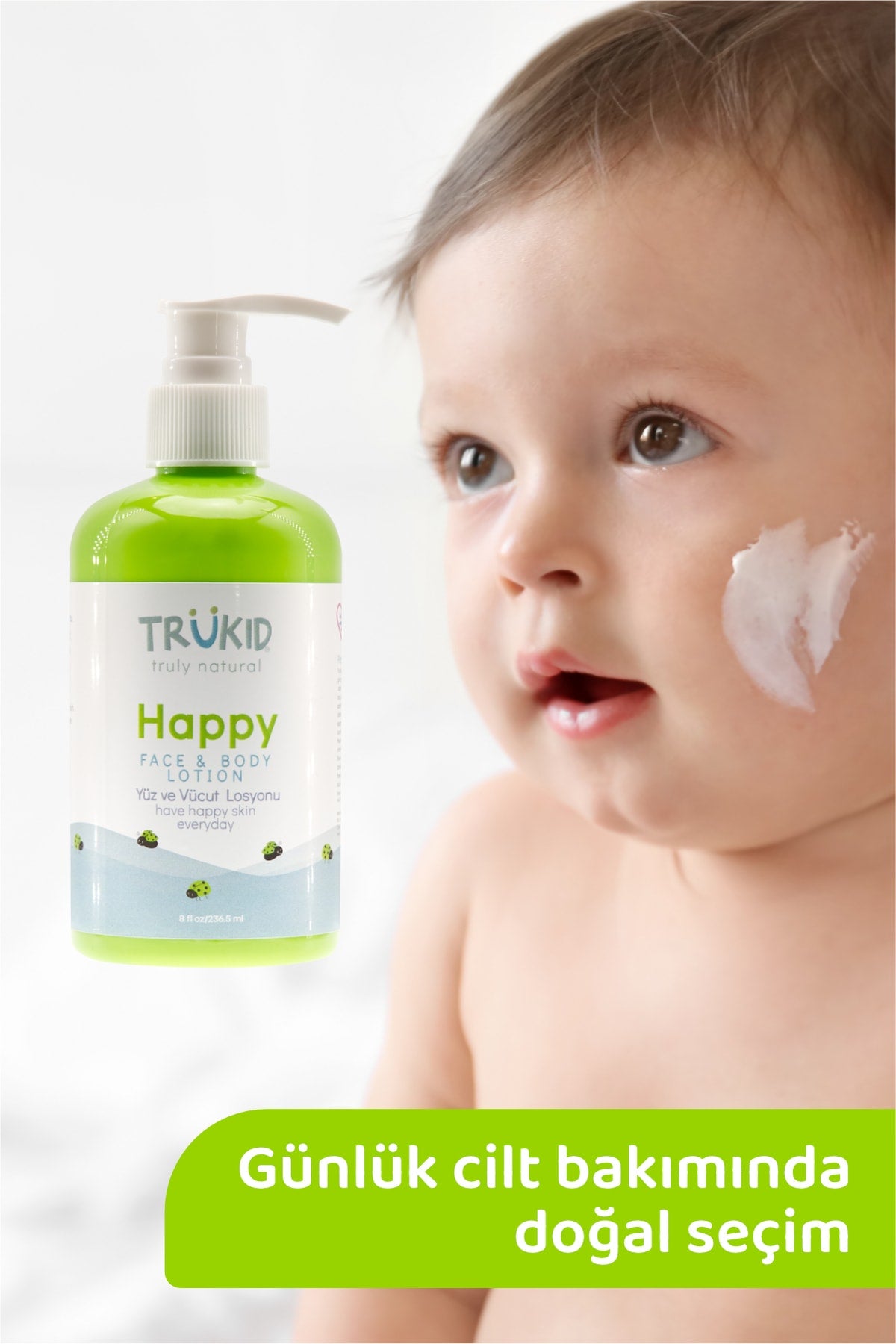 Trukid Happy Face Güneş Sonrası Yüz Vücut Bakım Losyonu 236.5 ml