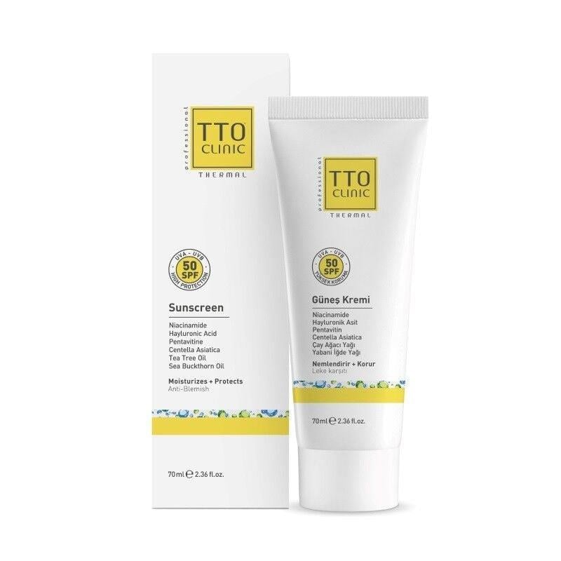 TTO Clinic Güneş Koruyucu Krem 50 SPF 70 ml