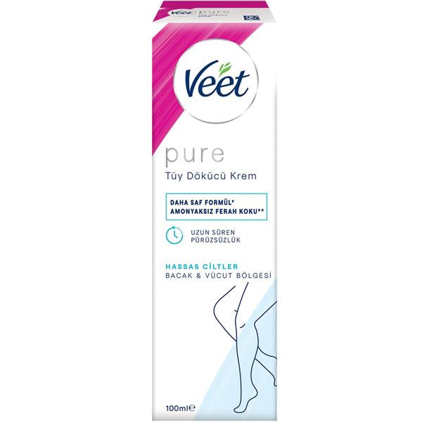 Veet Pure Tüy Dökücü Krem Hassas Ciltler İçin 100 ML