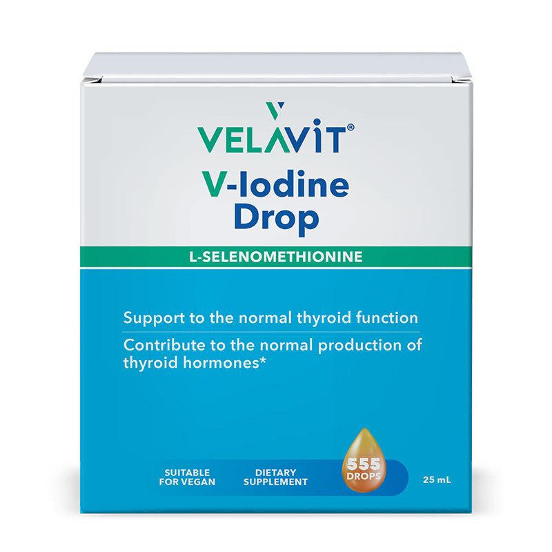 Velavit V-lodine Drop İyot ve Selenyum İçeren Takviye Edici Gıda 25 ml