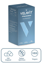 Velavit V-Resveratrol 120 Kapsül