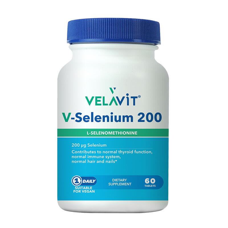 Velavit V-Selenium 200 Takviye Edici Gıda 60 Tablet