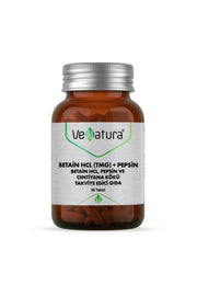 VeNatura Betain Hcl Pepsin Ve Centiyana Kökü 90 Tablet