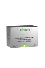Venatura Magnezyum Sitrat + Malat ve Vitamin B6 (P-5-P) 30 Saşe
