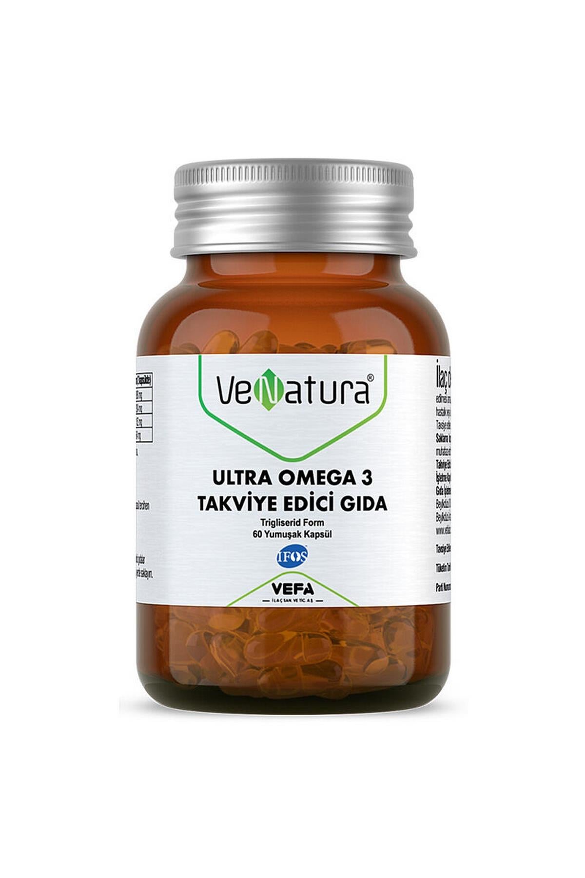 VeNatura Ultra Omega 3 Takviye Edici Gıda 60 Kapsül