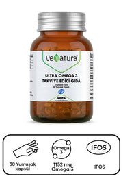 VeNatura Ultra Omega 3 Takviye Edici Gıda 60 Kapsül