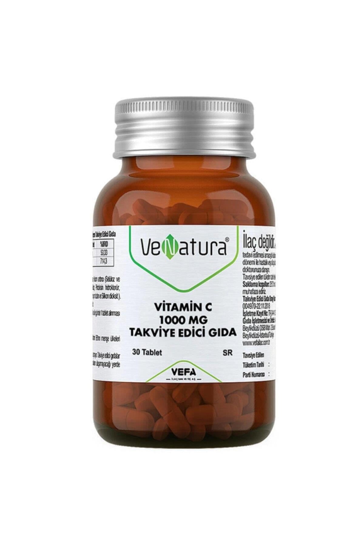 VeNatura Vitamin C Takviye Edici Gıda 1000 mg