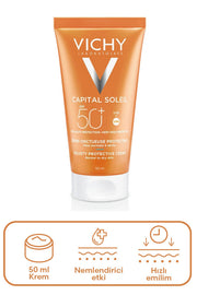 Vichy Capital Soleil Spf50+ Velvety Güneş Kremi 50 ml