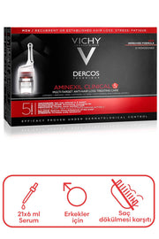 Vichy Dercos Aminexil- Erkekler için Saç Dökülmesine Karşı Serum 21x6 ml