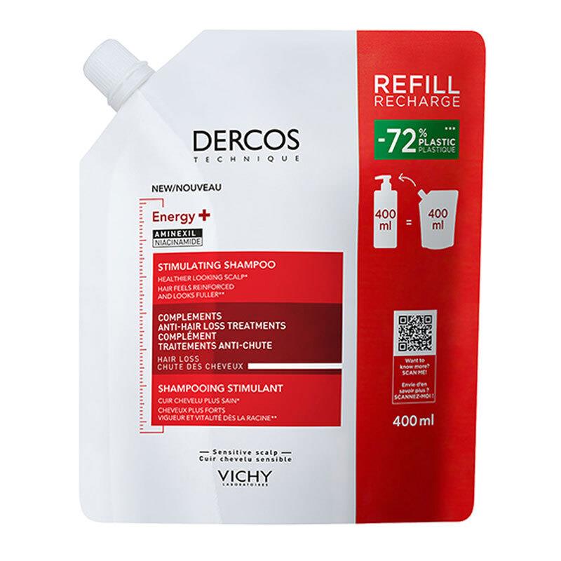 Vichy Dercos Energising Saç Dökülmesine Karşı Şampuan Refill 400 ml