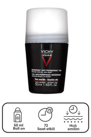 Vichy Homme Erkekler İçin Terleme Karşıtı Deodorant 50 ml