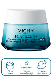 Vichy Mineral 89 Rich Moisture Boosting Cream 50 ml