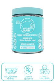Vita Bear Strong Hair Gummy Vitamin 60 Adet