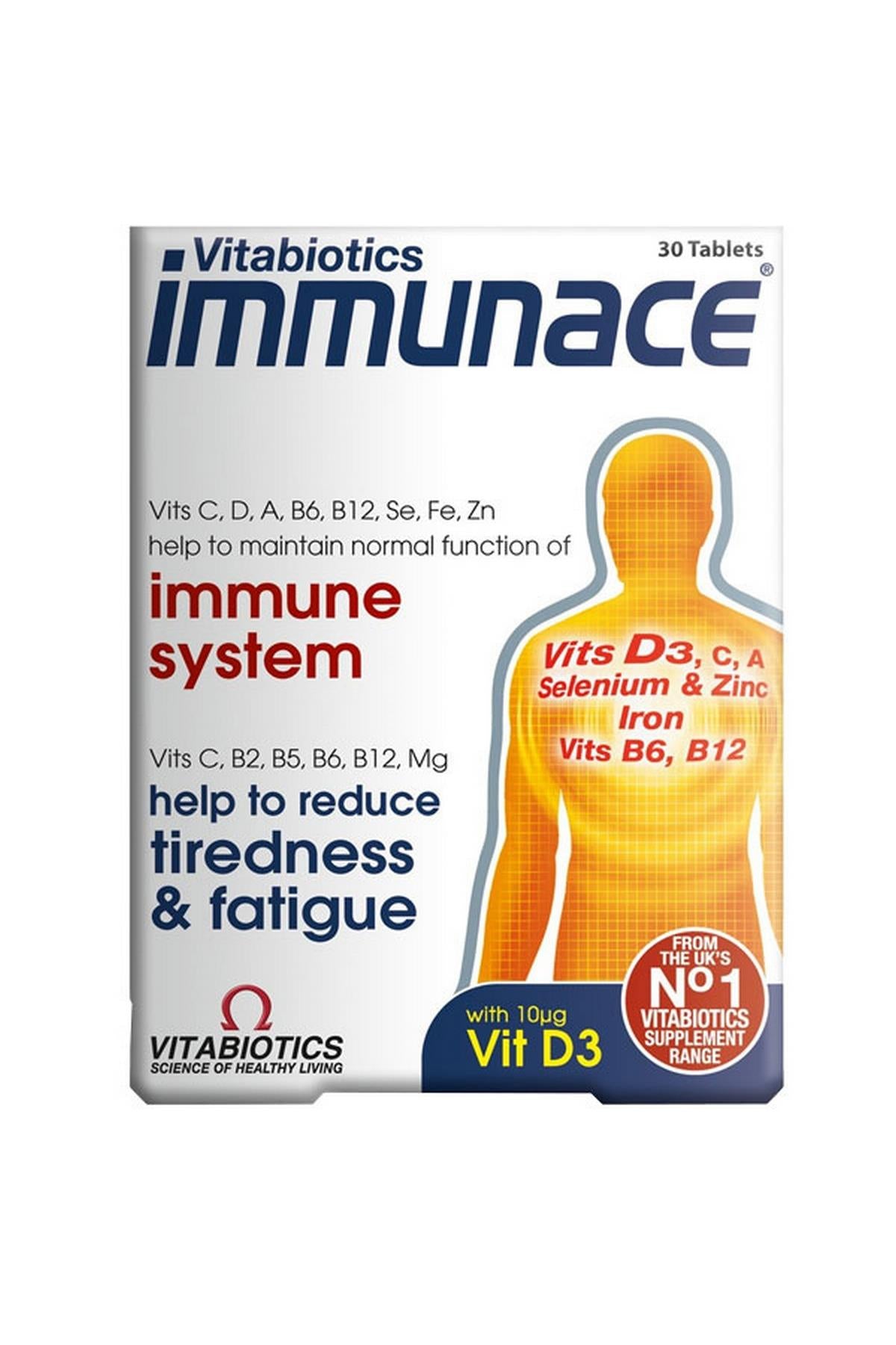 Vitabiotics İmmunace İmmune System 30 Tablets