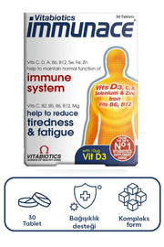 Vitabiotics İmmunace İmmune System 30 Tablets