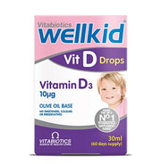 Vitabiotics Wellkid Vit Drops Vitamin D3 Takviye Edici Gıda 30 ml