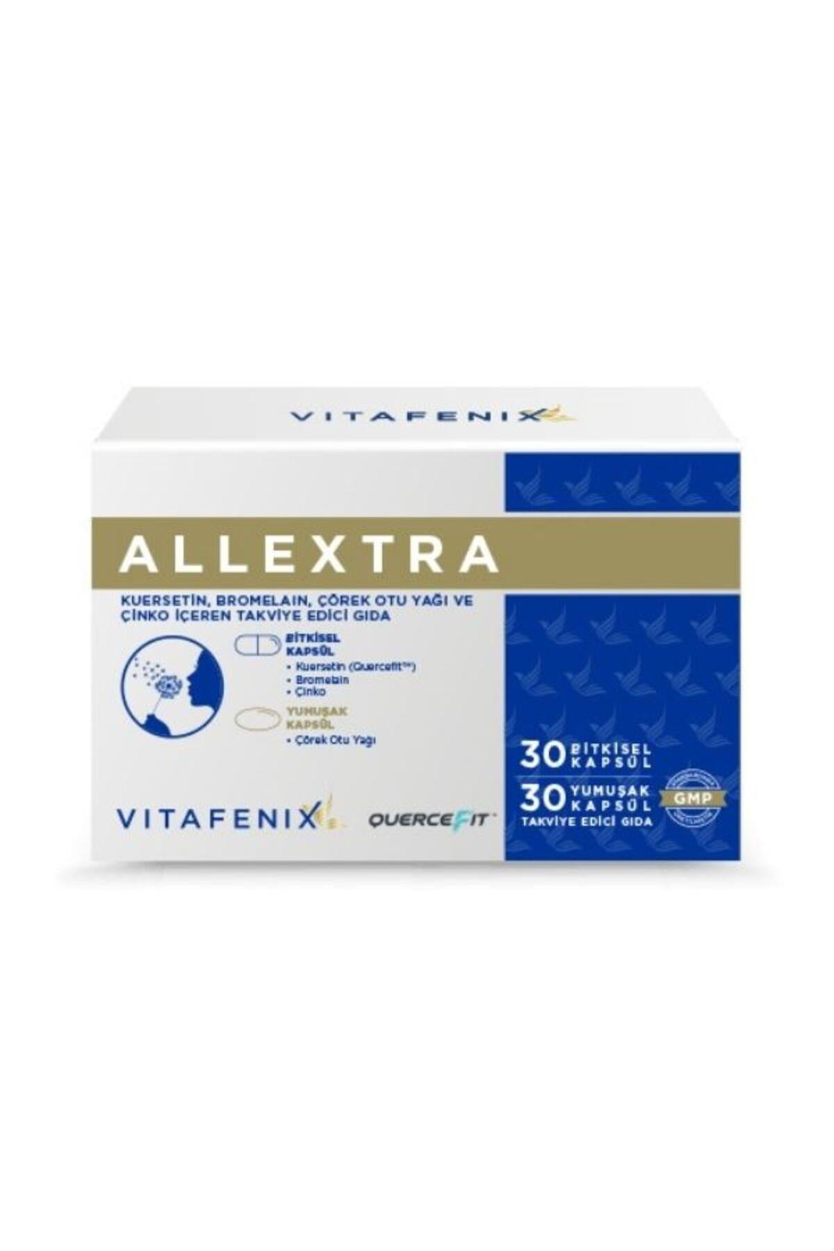 Vitafenix Allextra – Kuersetin, Bromelain, Çörek Otu Yağı ve Çinko Takviyesi 30 + 30 Kapsül