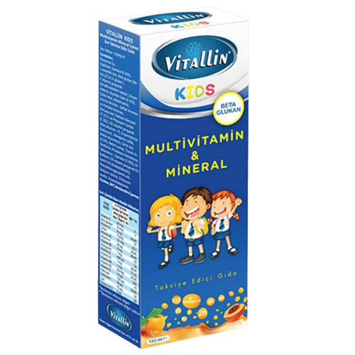 Vitallin Kids Multivitamin Mineral Şurup 150 ml