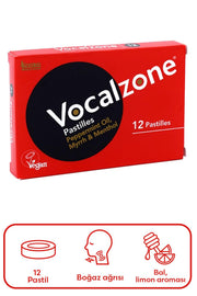 Vocalzone Klasik Pastil 12 li