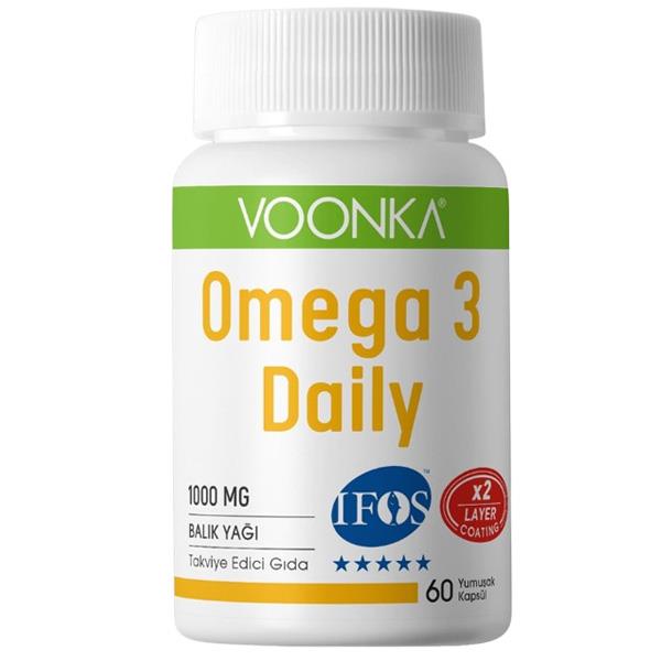 Voonka Omega 3 Daily 60 Yumuşak Kapsül